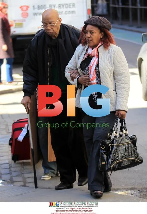 Geoffrey Holder and CCH Pounder in Soho, NYC
