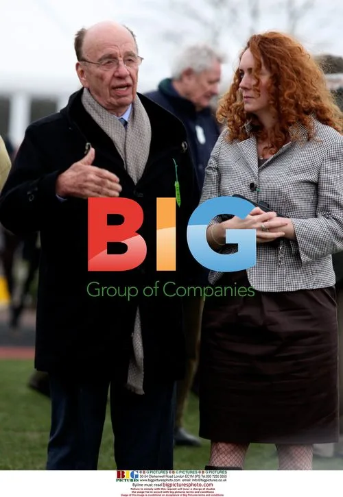 Rupert Murdoch and Rebekah Wade at Cheltenham Festival