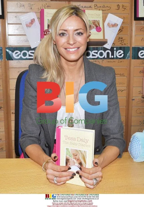 Tess Daly Meets Young Fan at Book Signing