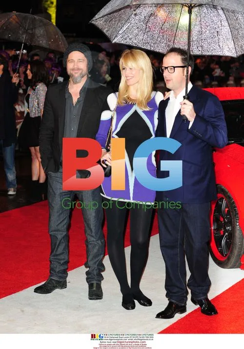 Brad Pitt, Claudia Schiffer at "Kick Ass" Premiere