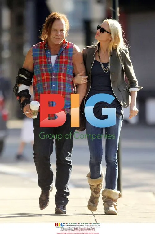 Mickey Rourke and girlfriend out in NYC