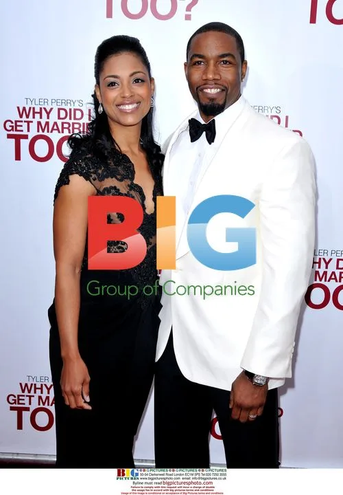 Courtenay Chatman and Michael Jai White at "Why Did I Get Married Too?" Premiere