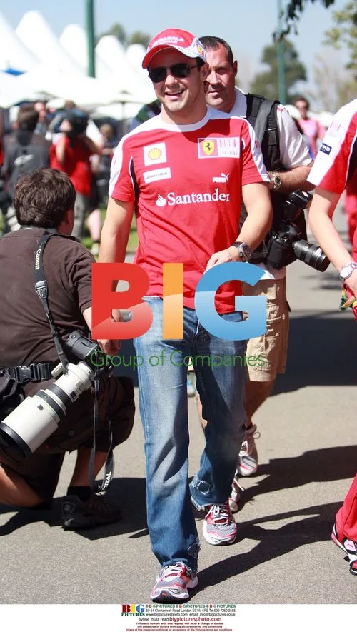 Felipe Massa at Albert Park, Melbourne
