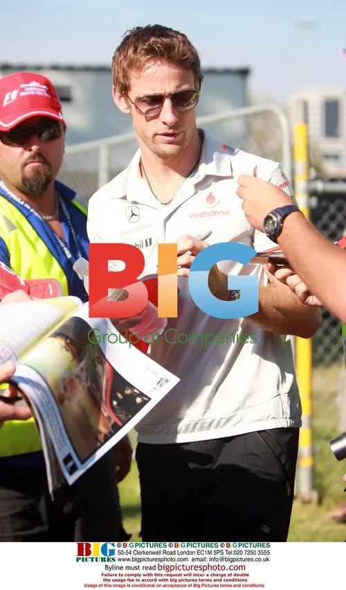 F1 Drivers Signing Autographs