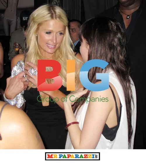 Paris Hilton and Nicole Richie at Victoria's Secret Party
