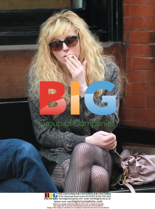 Courtney Love Smoking Downtown NYC