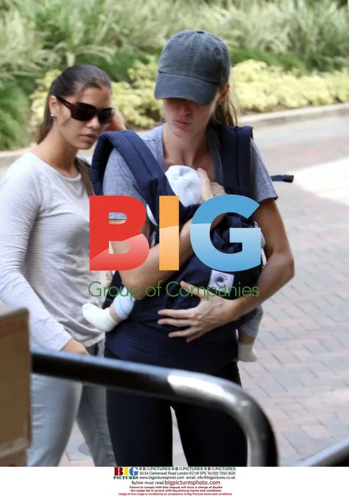 Gisele Bundchen with son Benjamin in LA