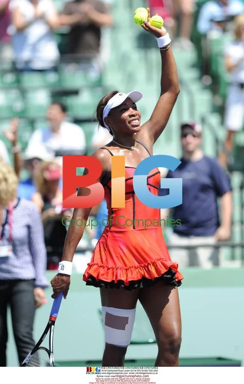 Venus Williams in Tennis Match