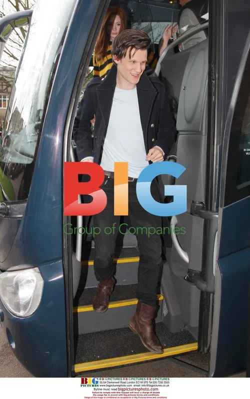 Matt Smith and Karen Gillan at Dr Who Screening