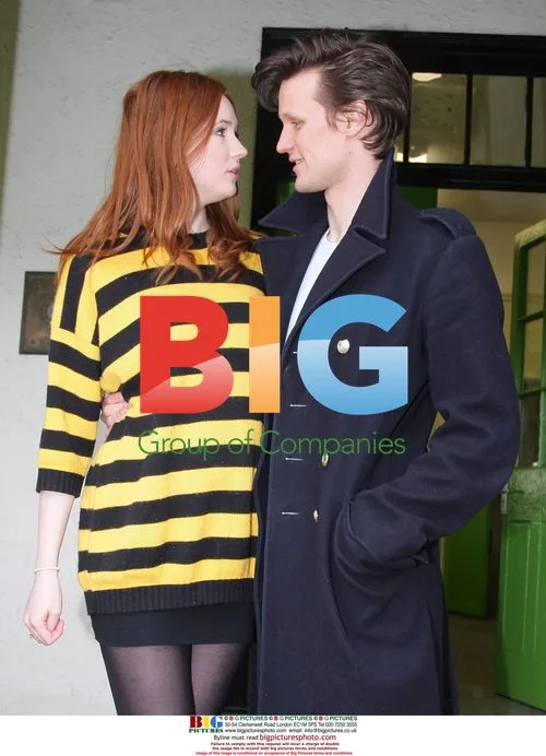 Matt Smith and Karen Gillan at Dr Who screening