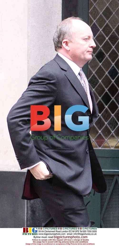 Secretary of State Shawn Woodward Leaving Restaurant