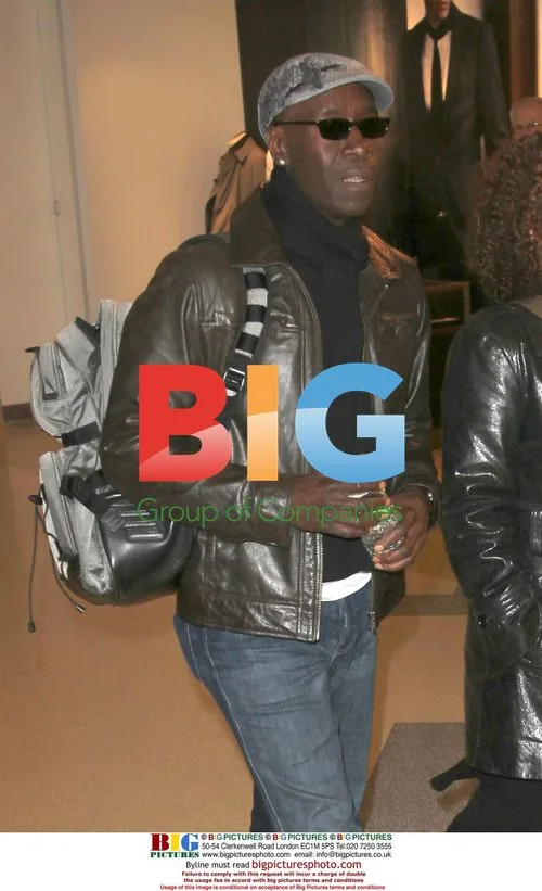 Don Cheadle at JFK Airport