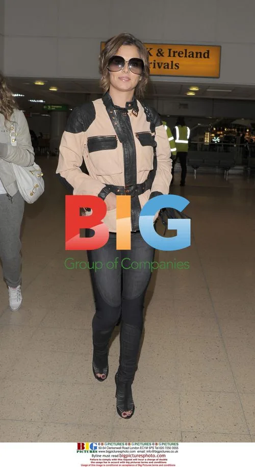 Cheryl Cole at Heathrow Airport