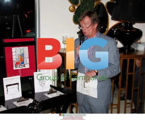 Nigel Lythgoe, Bobby Trendy & Christopher Guy at Party