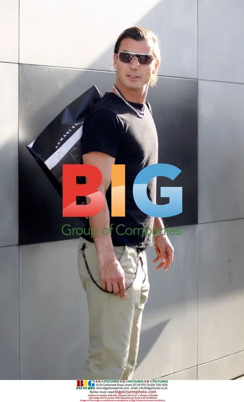 Gavin Rossdale Shops at Armani Exchange