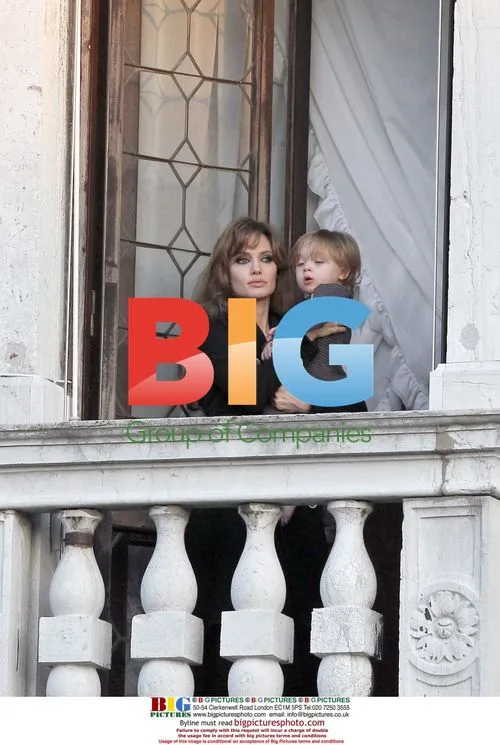 Angelina Jolie and son Knox in Venice
