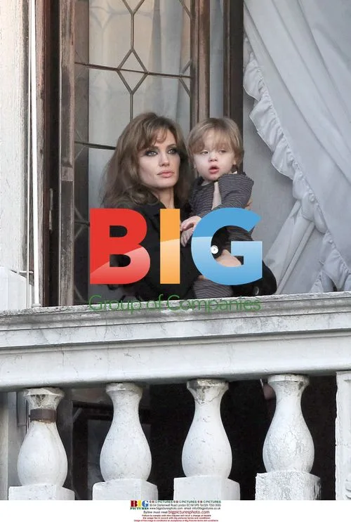 Angelina Jolie and son Knox in Venice