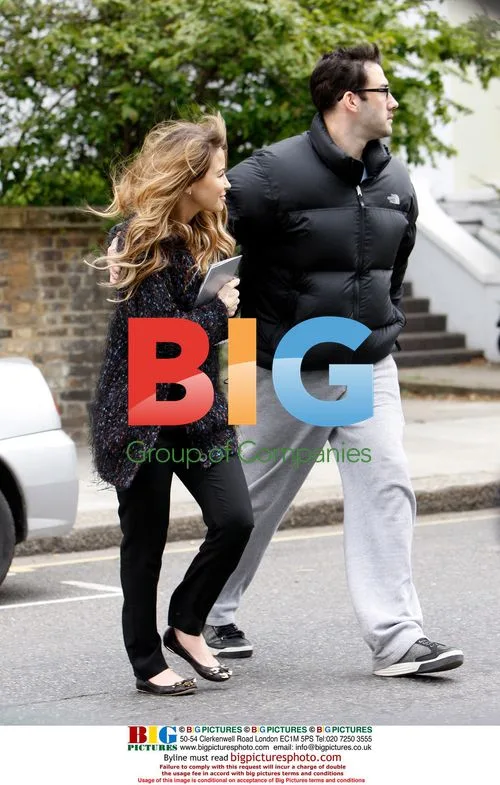 Rachel Stevens and Alex Bourne Seen with New Car