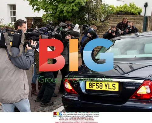 Nick Clegg Leaving Home for Negotiations