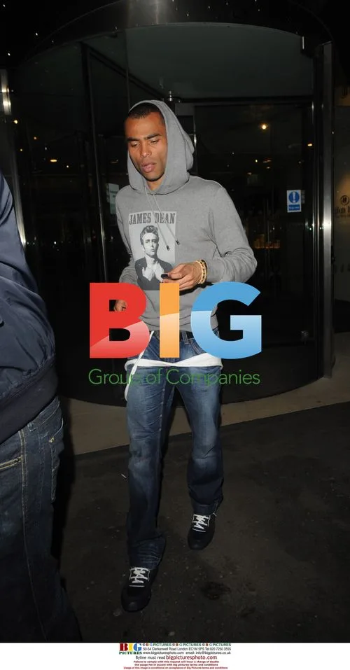 Ashley Cole Leaving Nightclub