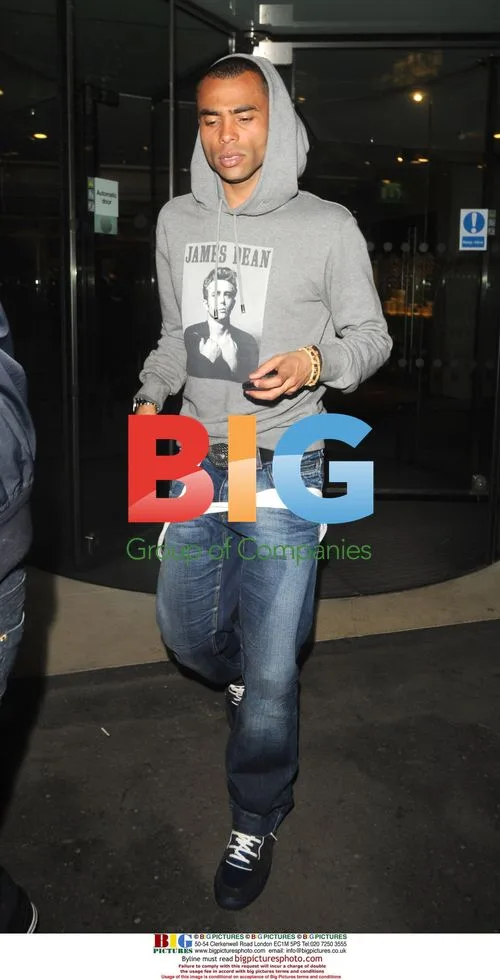Ashley Cole Leaving Nightclub