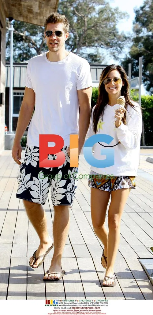 Ashley Tisdale and Scott Speer Malibu Outing