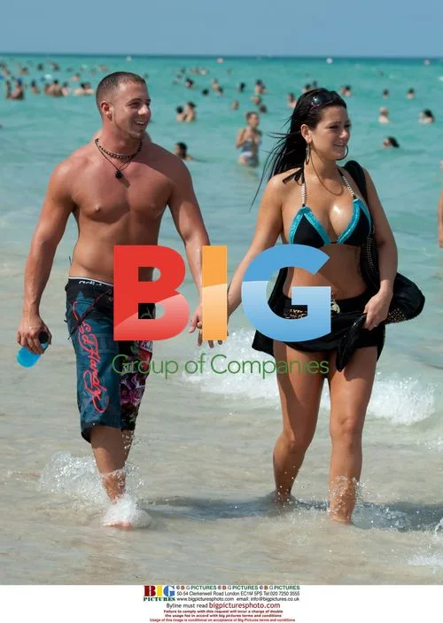 JWoww and Boyfriend Tom Lippolis at Miami Beach