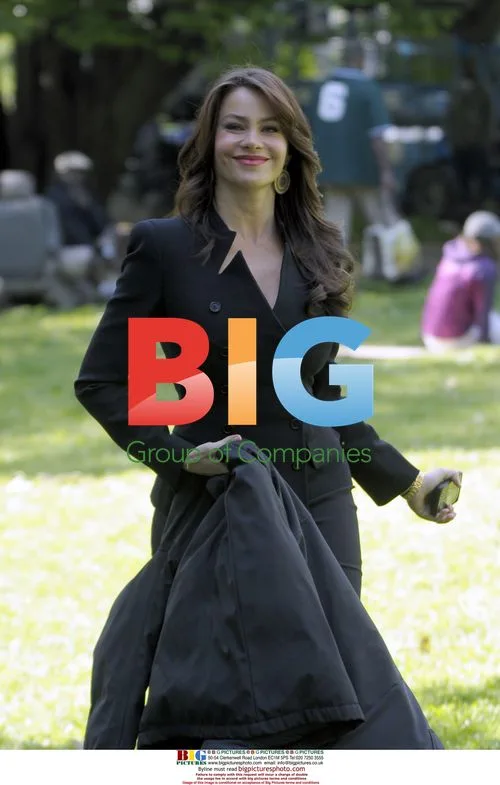 Sofia Vergara Filming 'The Smurfs' in NYC