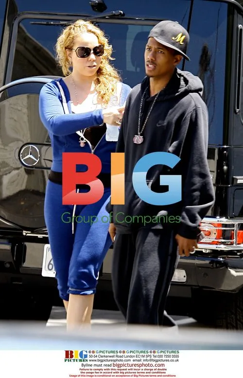 Mariah Carey and Nick Cannon head to studio