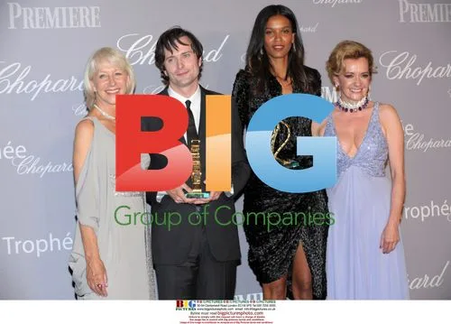 Helen Mirren, Caroline Gruosi-Scheufele, Gilles Jacob, Liya Kebede at Chopard Party in Cannes