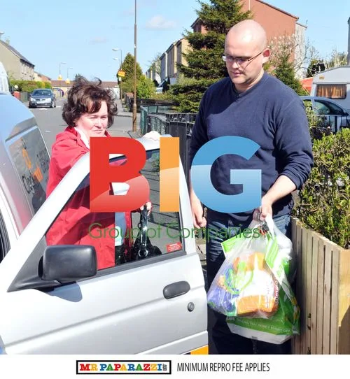 Susan Boyle Enters Livingstone Shopping Centre