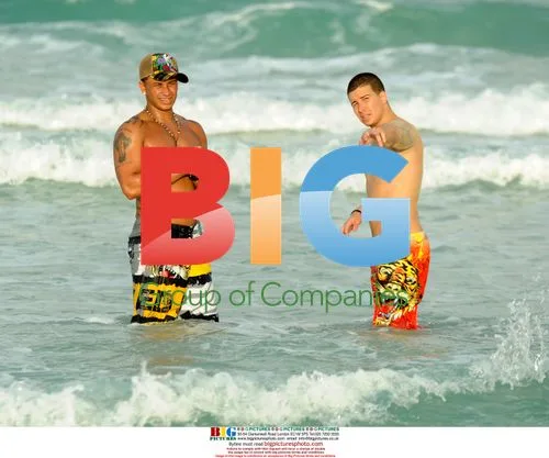 Vinny and Pauly D at Miami Beach