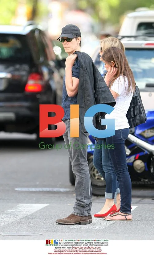 Kevin Bacon Out with Family in NYC