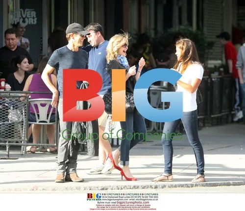 Kevin Bacon and family in NYC