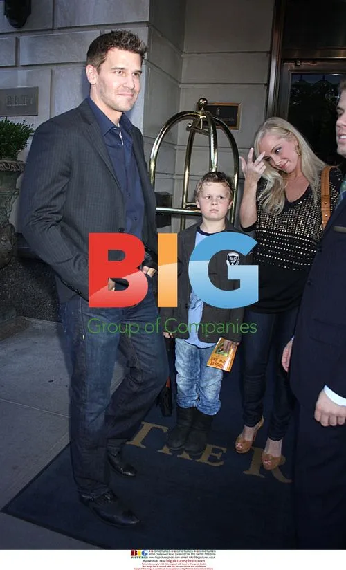 David Boreanaz and Family at Upfront Week