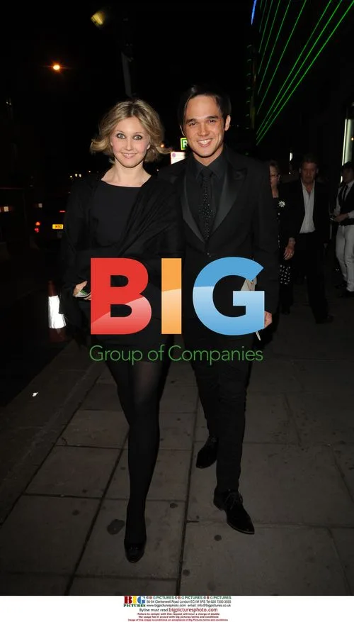 Gareth Gates and wife Suzanne at 'Wicked' performance
