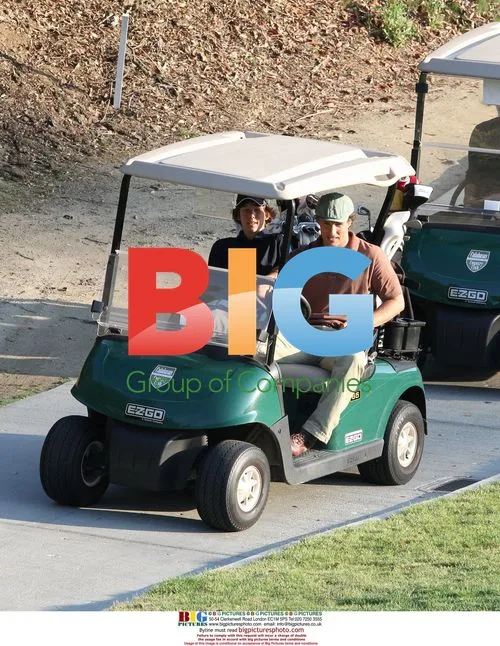 Matthew McConaughey Golfing in Calabasas