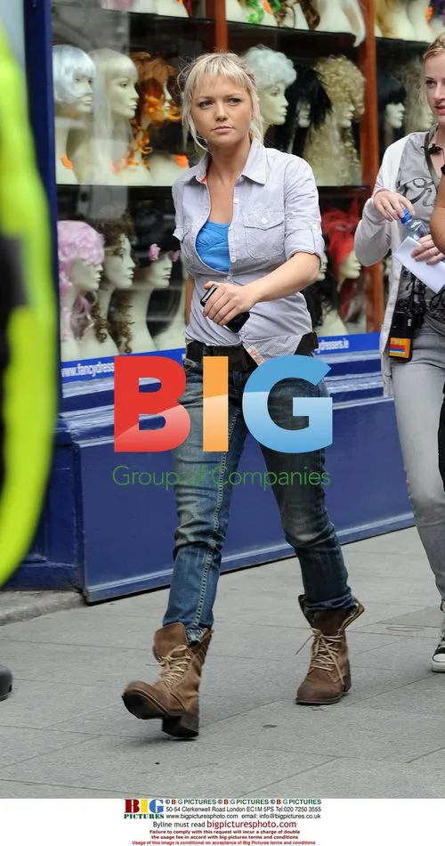 Hannah Spearritt on 'Primeval' Set