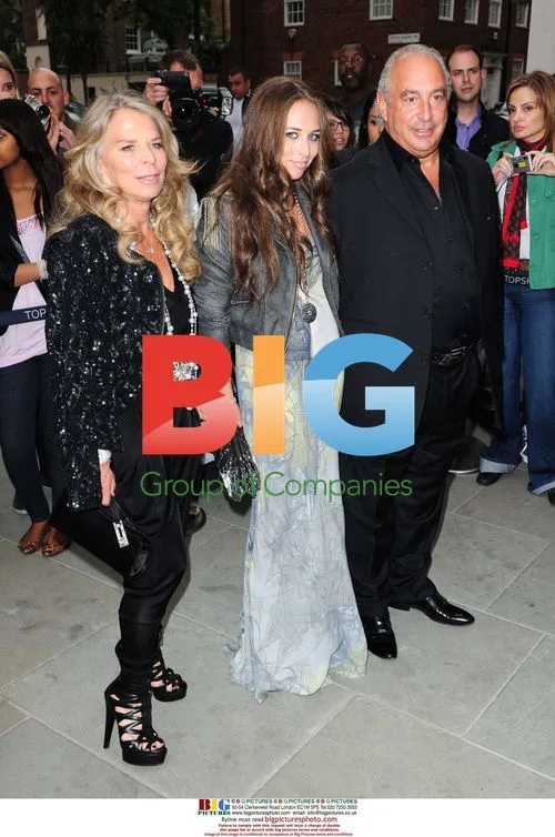 Sir Philip Green family at Topshop opening