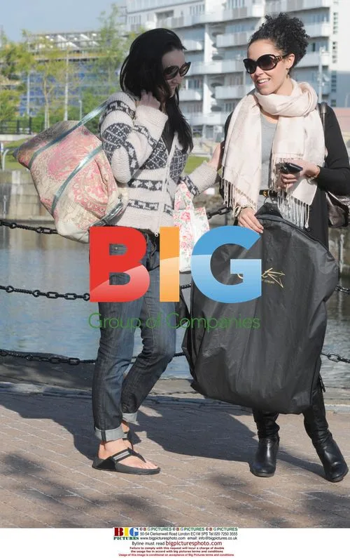Hollyoaks stars Leah Hackett and Claire Cooper spotted in Liverpool