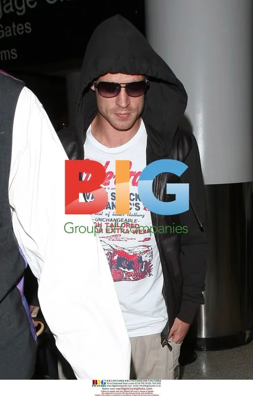 Footballer Wayne Bridge at LAX