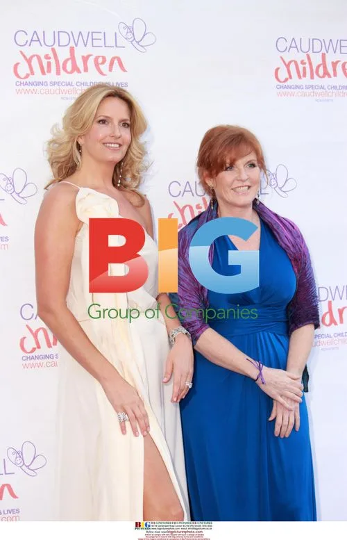 Penny Lancaster and Sarah Ferguson at Charity Event