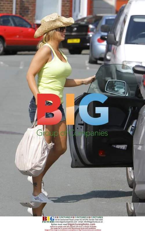 Kerry Katona Exits Friend's House