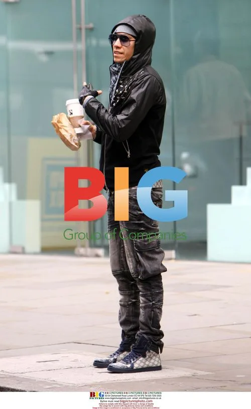 Taboo from Black Eyed Peas gets coffee in London