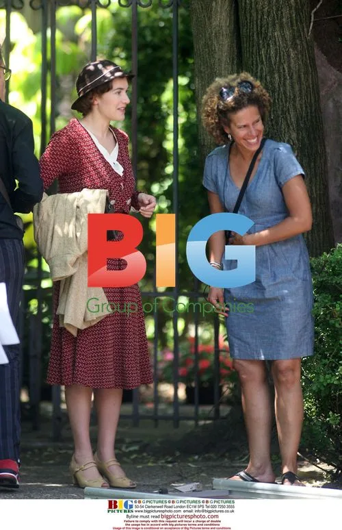 Kate Winslet on Set of "Mildred Pierce"