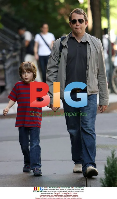 Matthew Broderick with son James