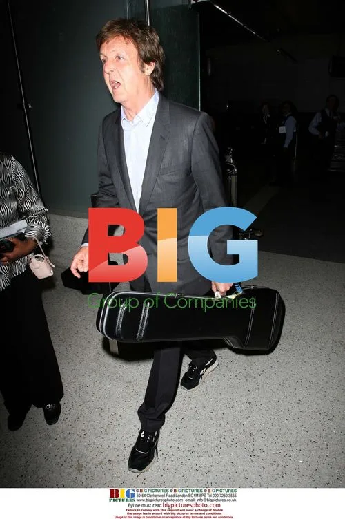 Sir Paul McCartney Arrives at LAX