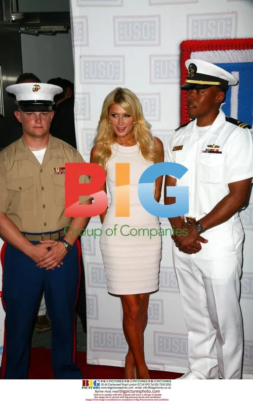 Paris Hilton Attends USO Event