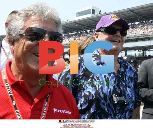 Mario Andretti and Jack Nicholson at Indianapolis 500