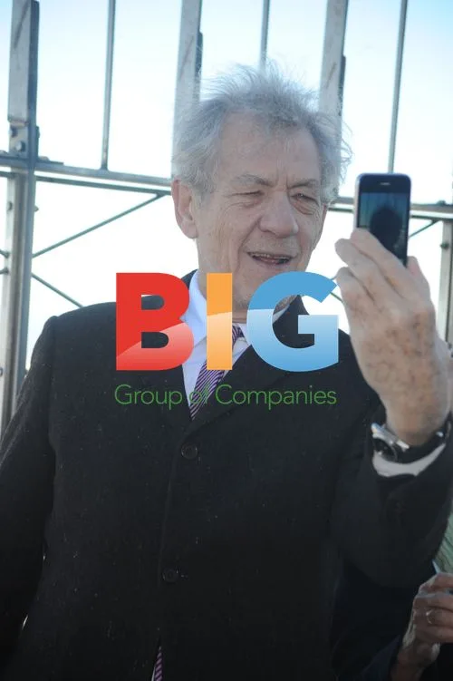 Sir Ian McKellen Lighting Empire State Building